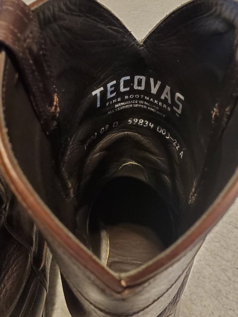 Mens Tecovas Boots 9 D "THE EARL" - Picture 5 of 7